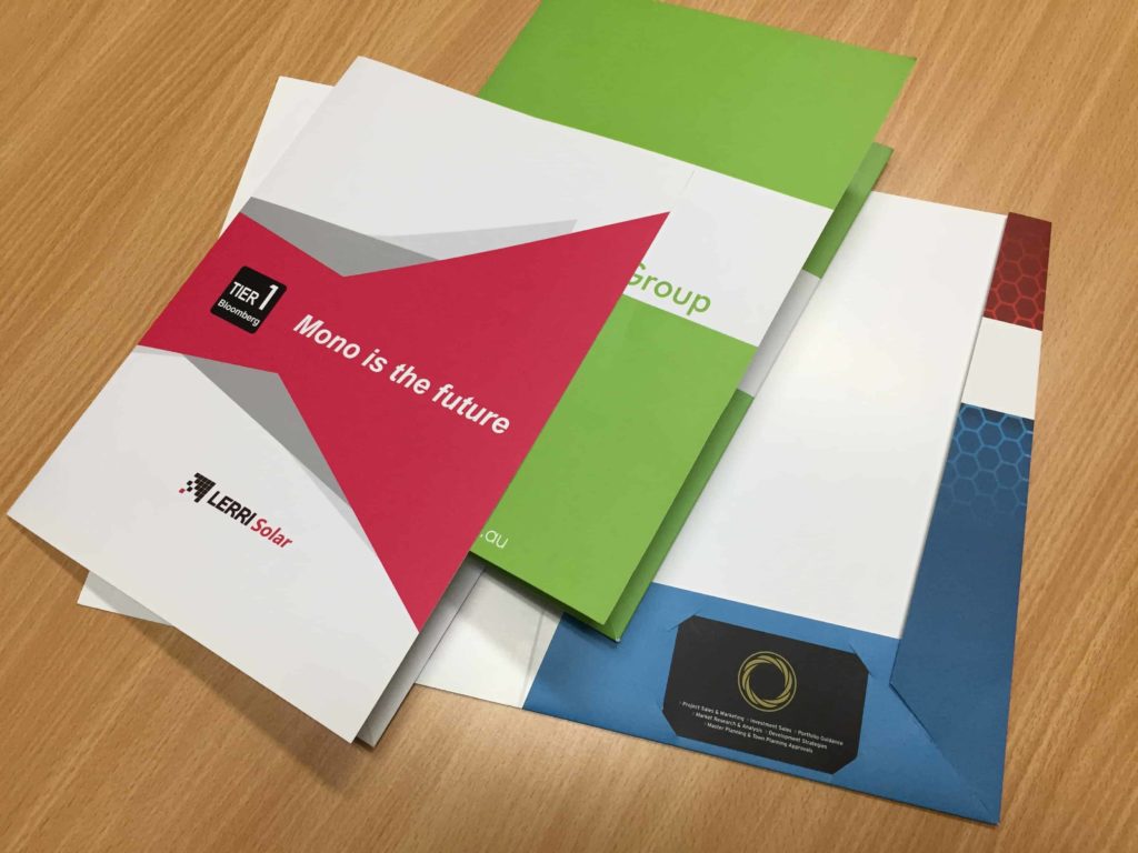 Seven Print - presentation folder printing Brisbane