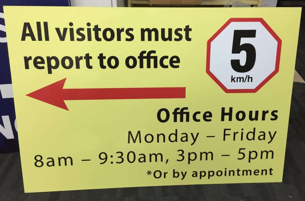 Seven Print - Custom made Sign Board