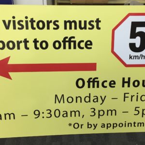 Seven Print - Custom made Sign Board