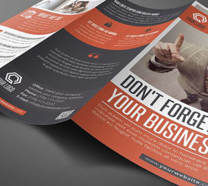 DL Brochure 6 Pages Roll Fold