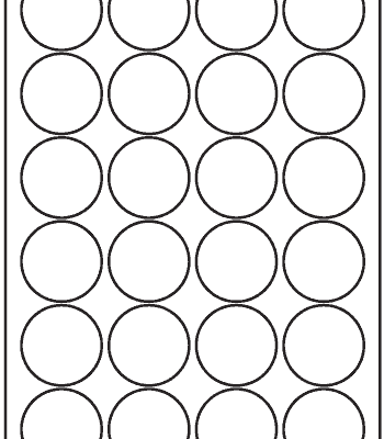 Advertisement with a 45mm round format.