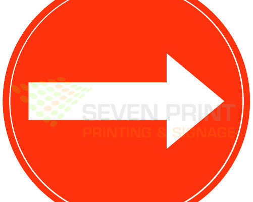 Directional arrow - floor sticker