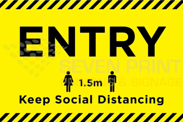 ENTRY - floor sticker