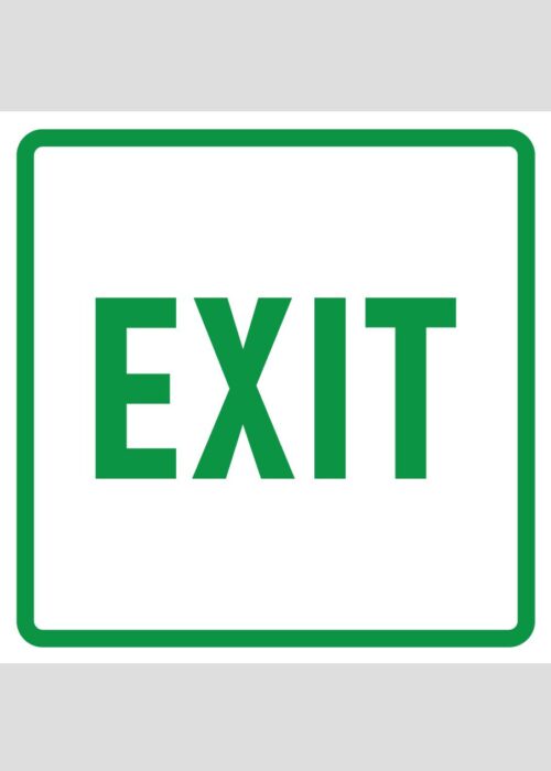 Parking Sign - 02BD-G0103 - Exit